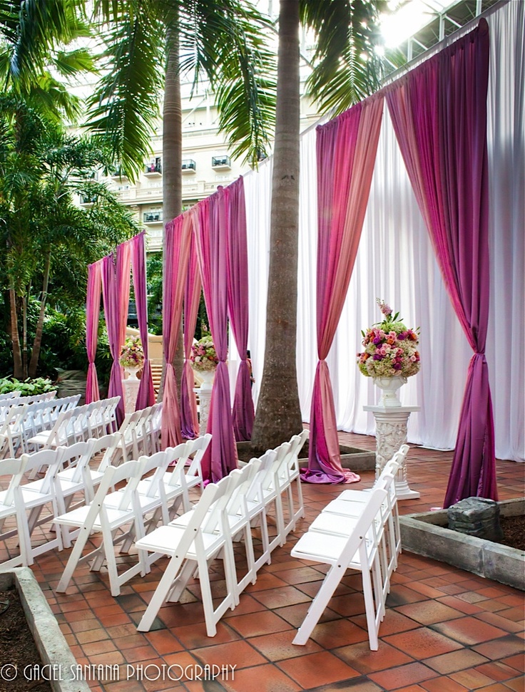 Creative Pipe and Drape for Your Big Day