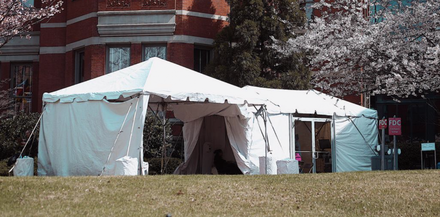 Party Plus Supplying COVID-19 Testing Tents