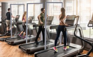 gym hygiene barriers