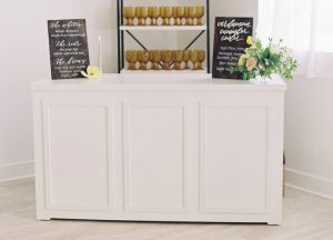 White Custom Bar