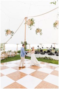 Maple and White Dance Floor