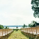 Gold Chiavari Chair ceramony